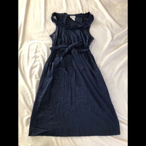 Navy Blue Motherhood Maternity Dress